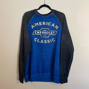 Chevrolet Size Large vintage look/feel long sleeve sweater/shirt